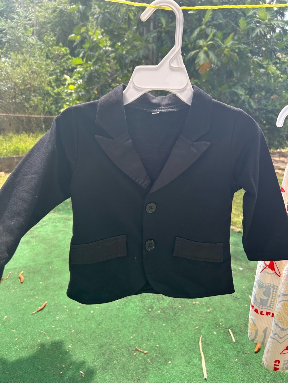 12-28 months boys' formal tuxedo-style blazer